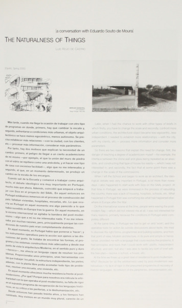 Eduardo Souto de Moura 1995-2005: El croquis 124 / 古本