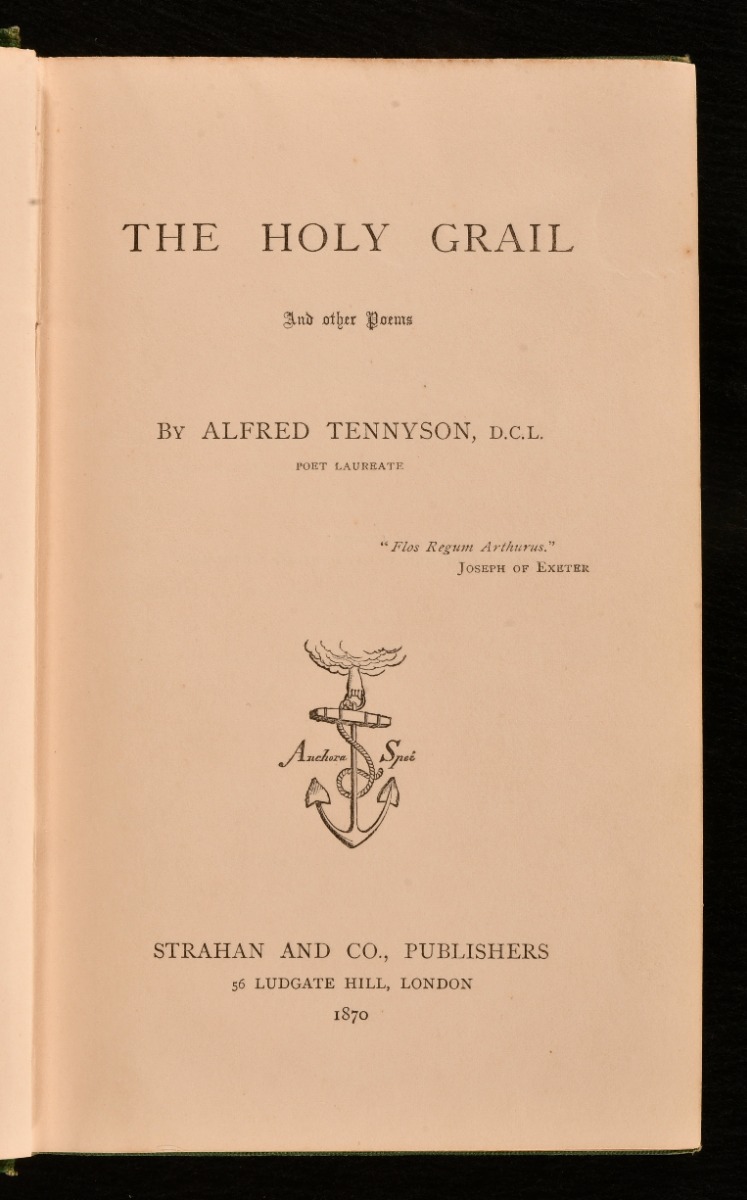 The Holy Grail and other Poems by Alfred Tennyson Very Good Cloth