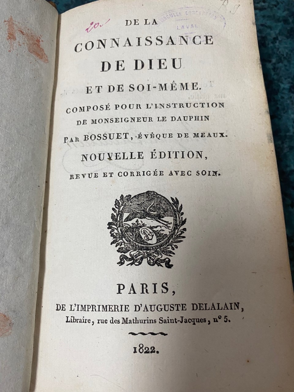 De la connaissance de dieu et de soi-même composé pour l'instruction de ...