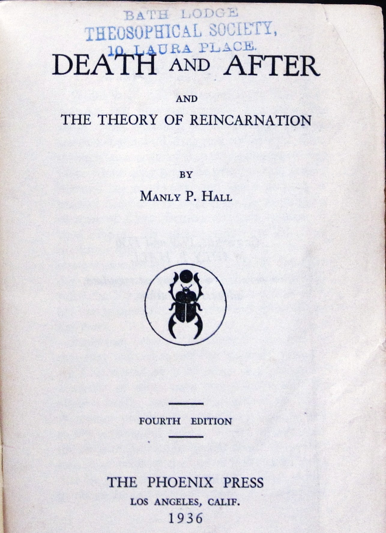 Death and After and the Theory of Reincarnation [Death. and After] by ...