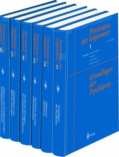 Psychiatrie der Gegenwart. Bände 1 bis 6 - 6 Bände, komplett