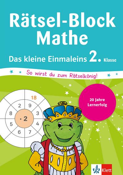 Klett Mein Rätsel-Block Einmaleins-Rätsel: Mathematik 2. Klasse (Die kleinen Lerndrachen)