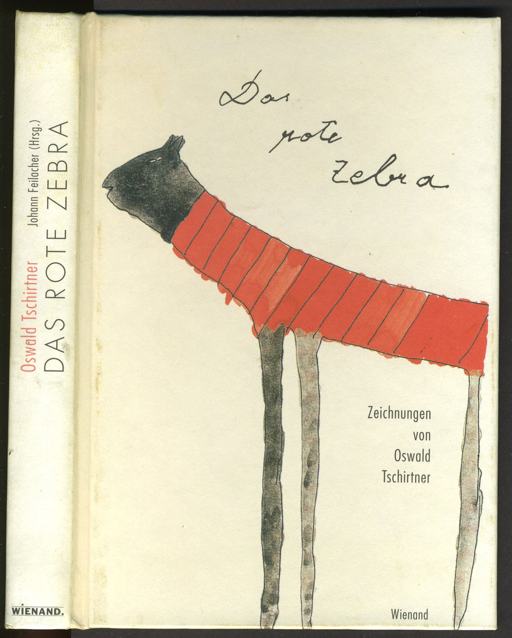 Das Rote Zebra, signed - Tschirtner, Oswald
