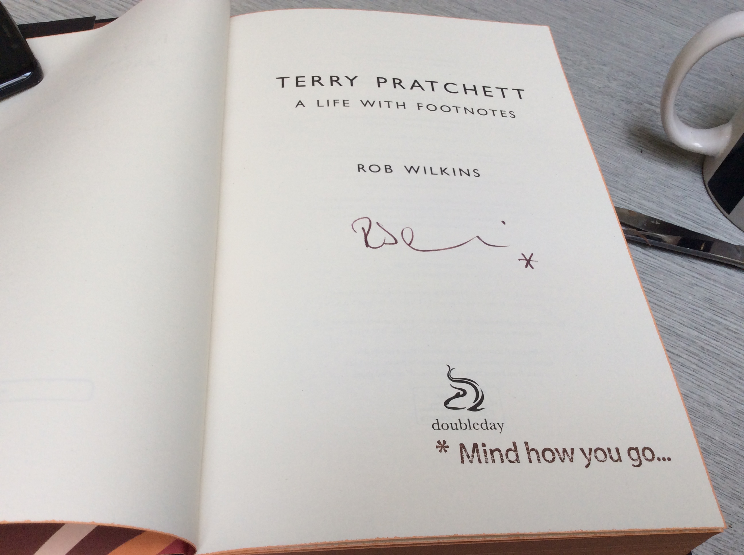 Terry Pratchett A Life With Footnotes The Official Biography ****SIGNED SPECIAL LIMITED
