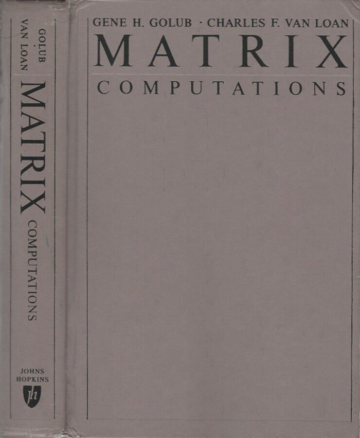 Matrix Computations - Gene H. Golub, Charles F. Van Loan
