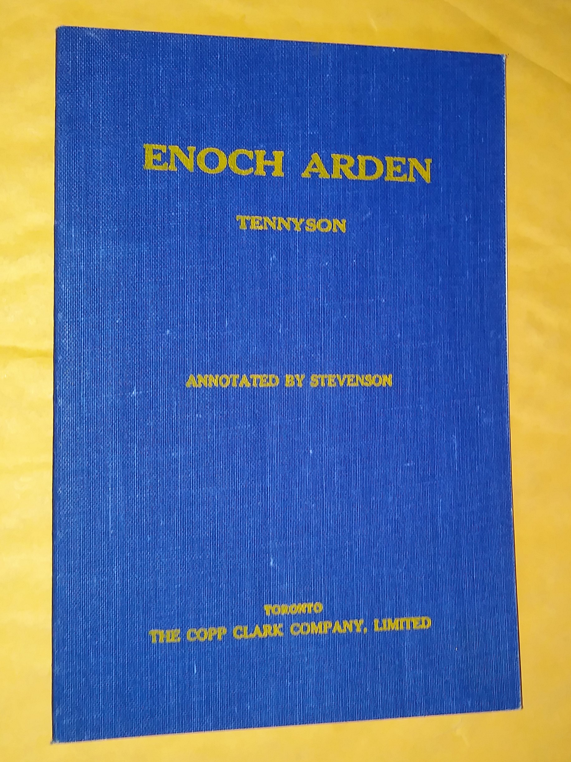 Enoch Arden by Alfred Tennyson - Annotated by G. J. Stevenson