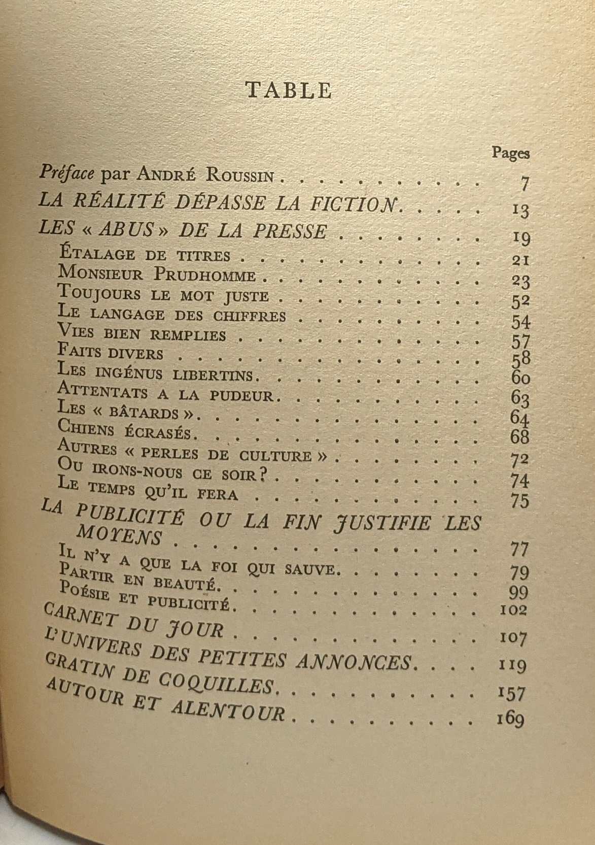 Ou La Realite Depasse La Fiction Mots Croises La réalité dépasse la fiction ou l'humour en liberté - Préface d'André