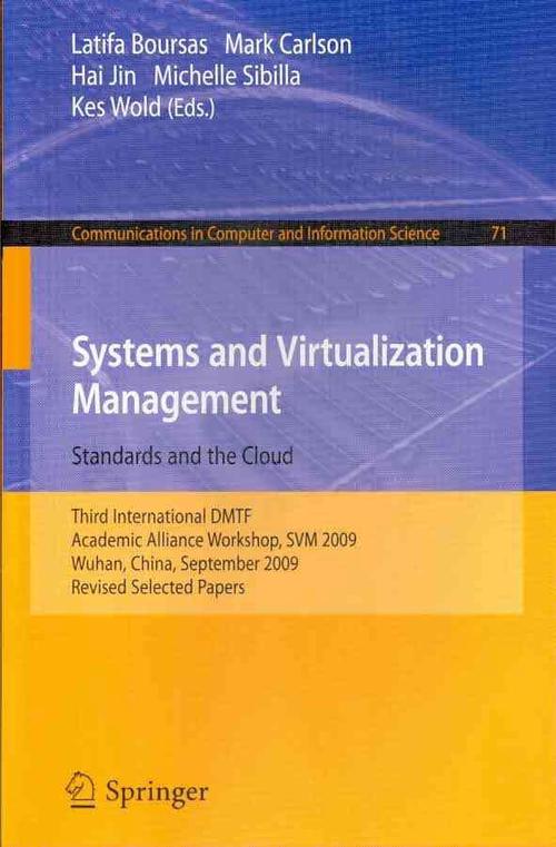 Systems and Virtualization Management: Standards and the Cloud (Paperback) - Latifa Boursas