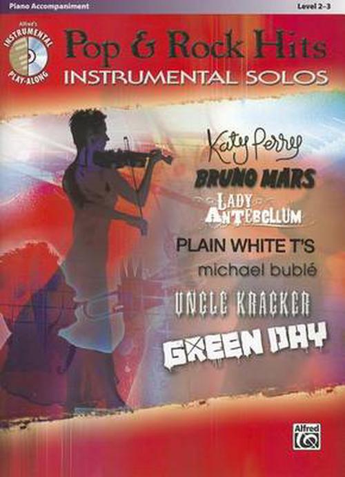 Pop & Rock Hits Instrumental Solos, Piano Accompaniment: Level 2-3 [With CD (Audio)] (Paperback) - Alfred Publishing