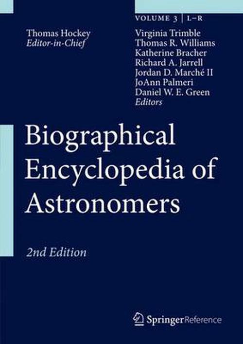 Biographical Encyclopedia of Astronomers (Hardcover) - Hockey