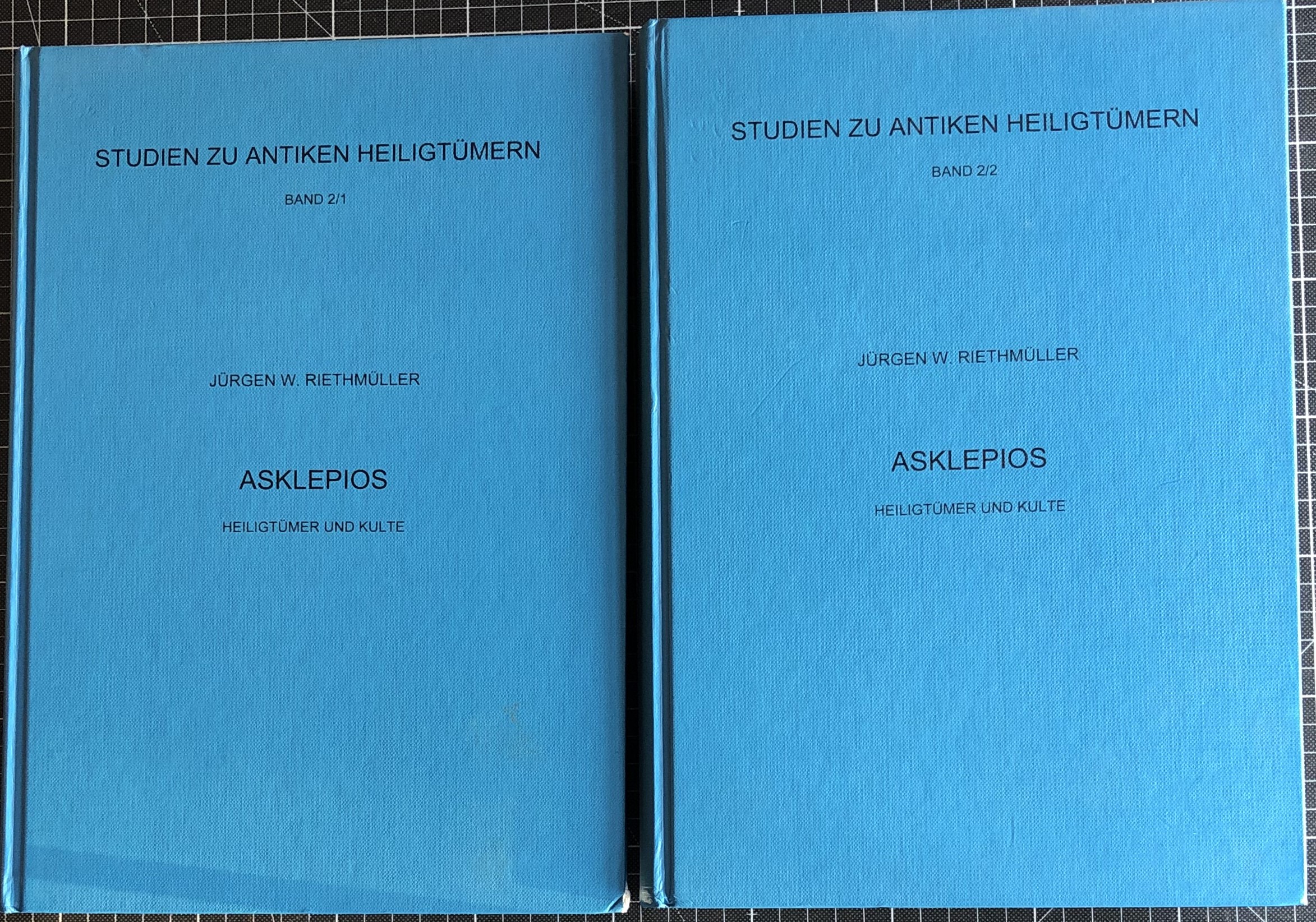 Asklepios: Heiligtümer und Kulte (2 Bände) - Riethmüller, Jürgen