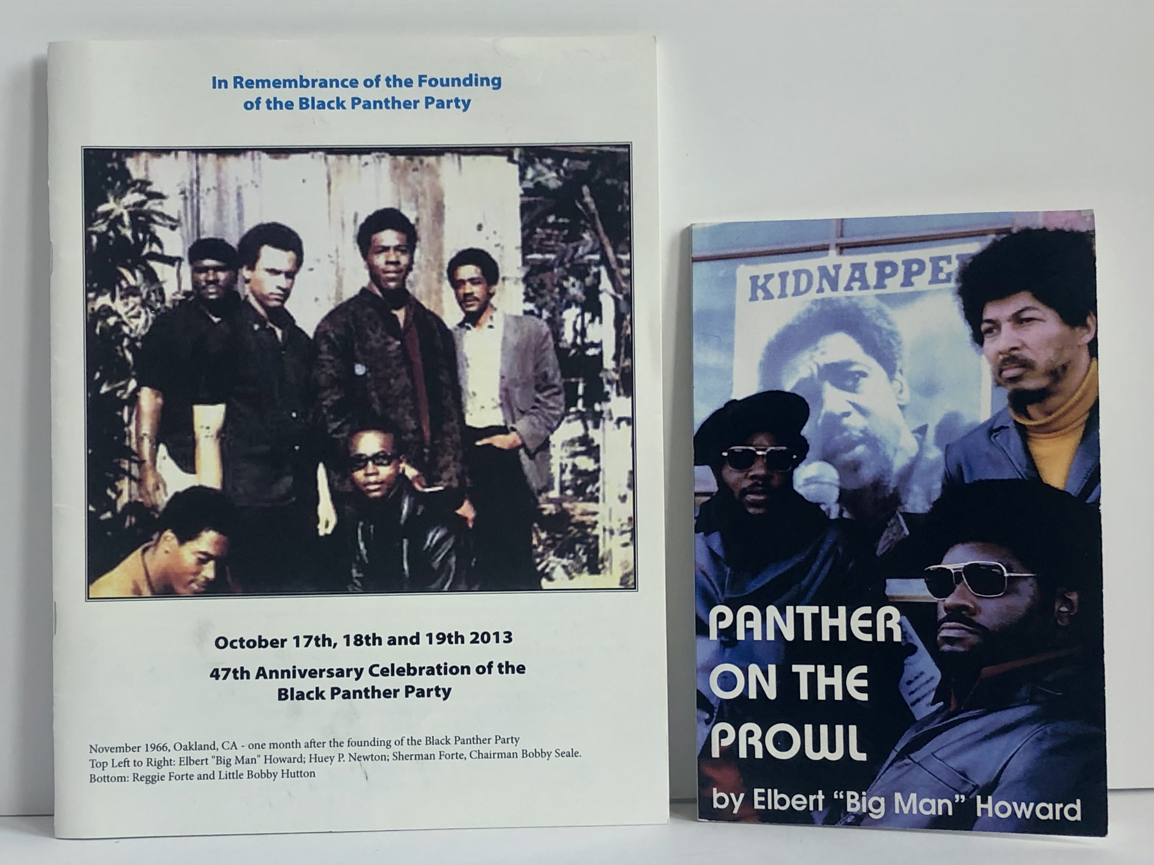 BLACK PANTHER PARTY Original Founding Member SIGNED & INSCRIBED BOOK & PROGRAM Black Panther