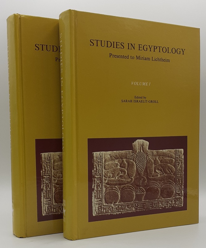 Studies in Egyptology. Presented to Miriam Lichtheim. Edited by Sarah Israelit-Groll.