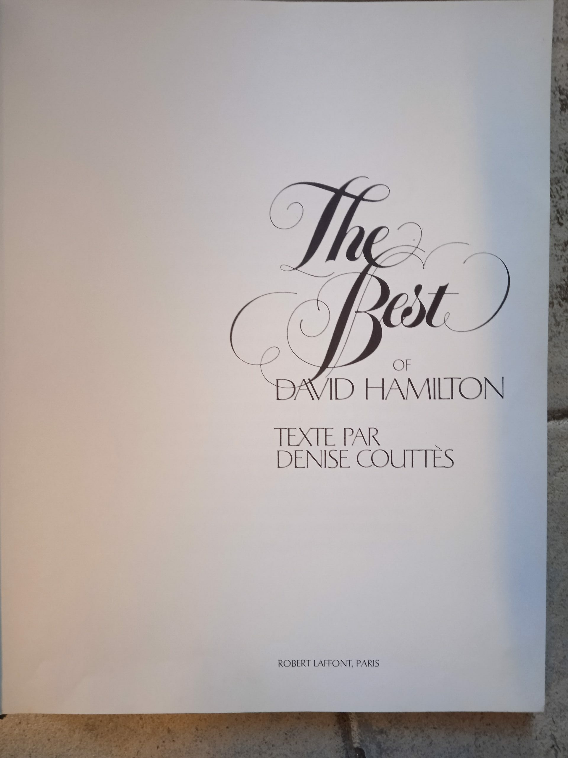 The Best of David Hamilton by Hamilton, David | Hardcover