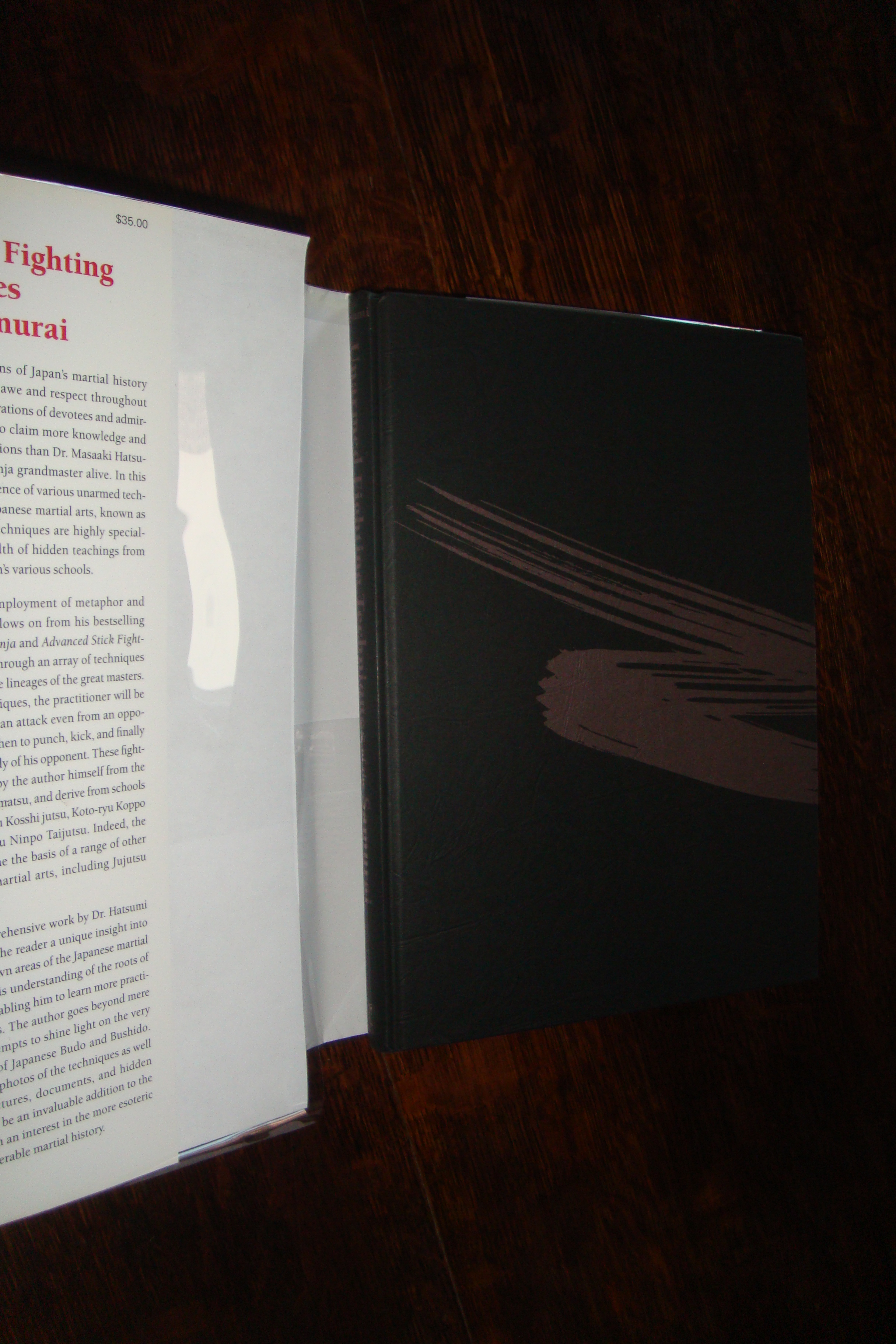 Unarmed Fighting Techniques of the Samurai (rare hardcover