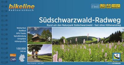 Südschwarzwald-Radweg : Rund um den Naturpark Südschwarzwald - fast ohne Höhenanstieg. 1:50.000, 248 km