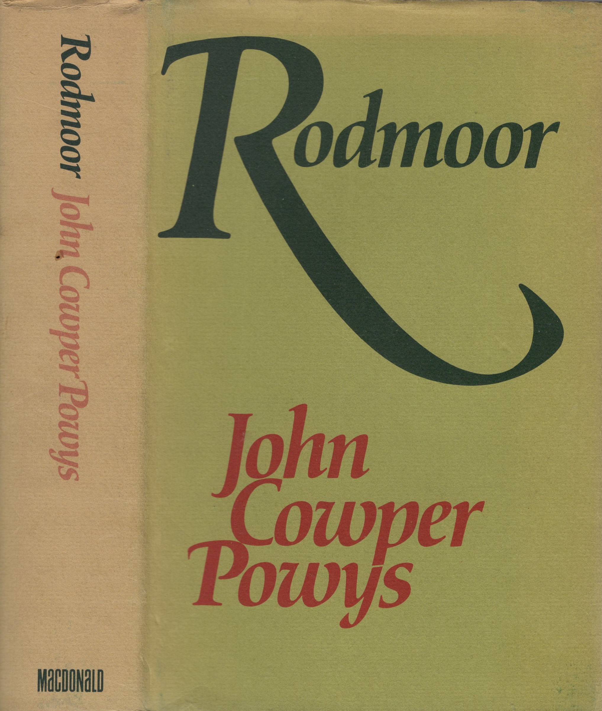 Rodmoor, A Romance, new edition with preface by G Wilson Knight - POWYS JOHN COWPER