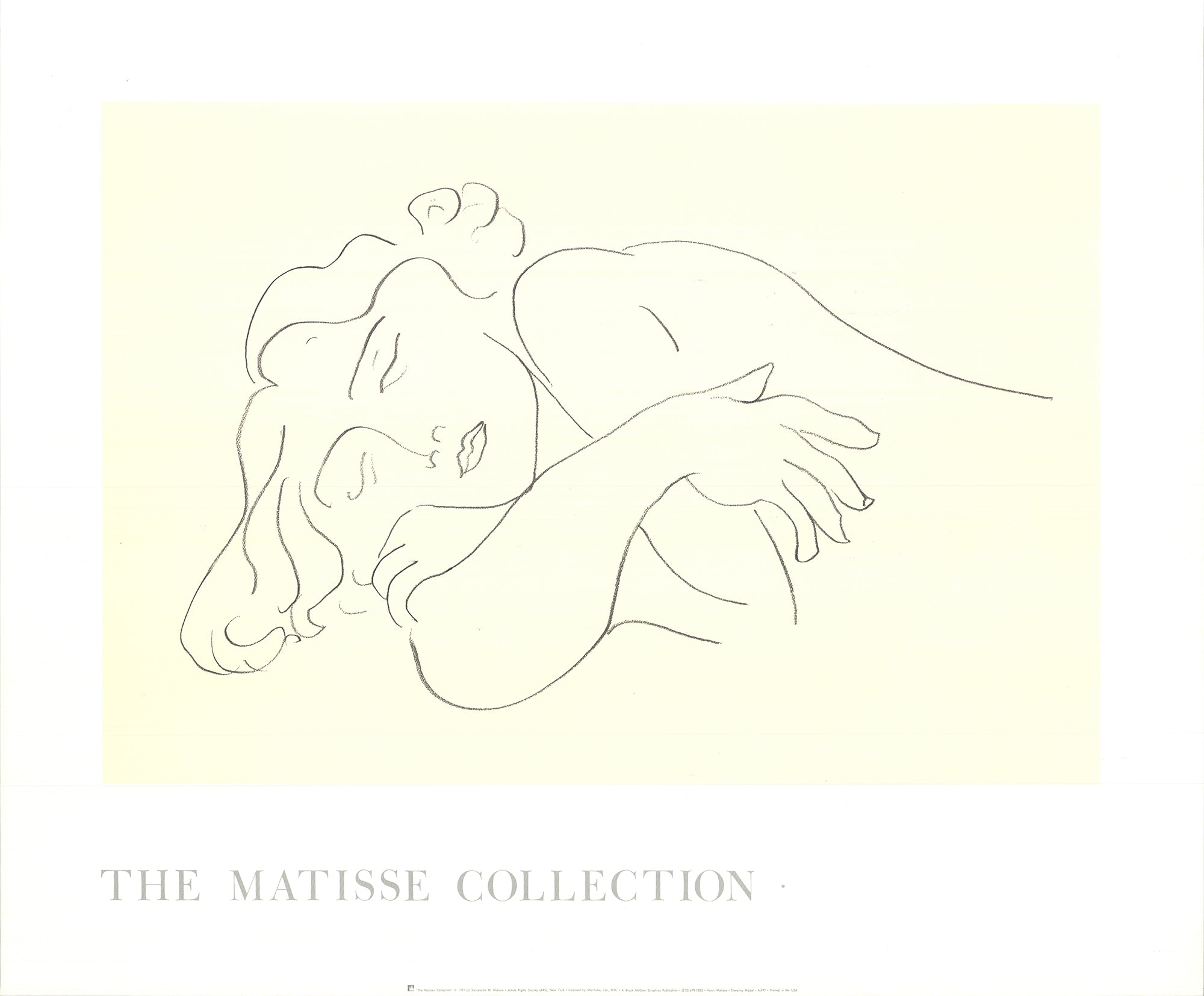 HENRI MATISSE Sleeping Model 26