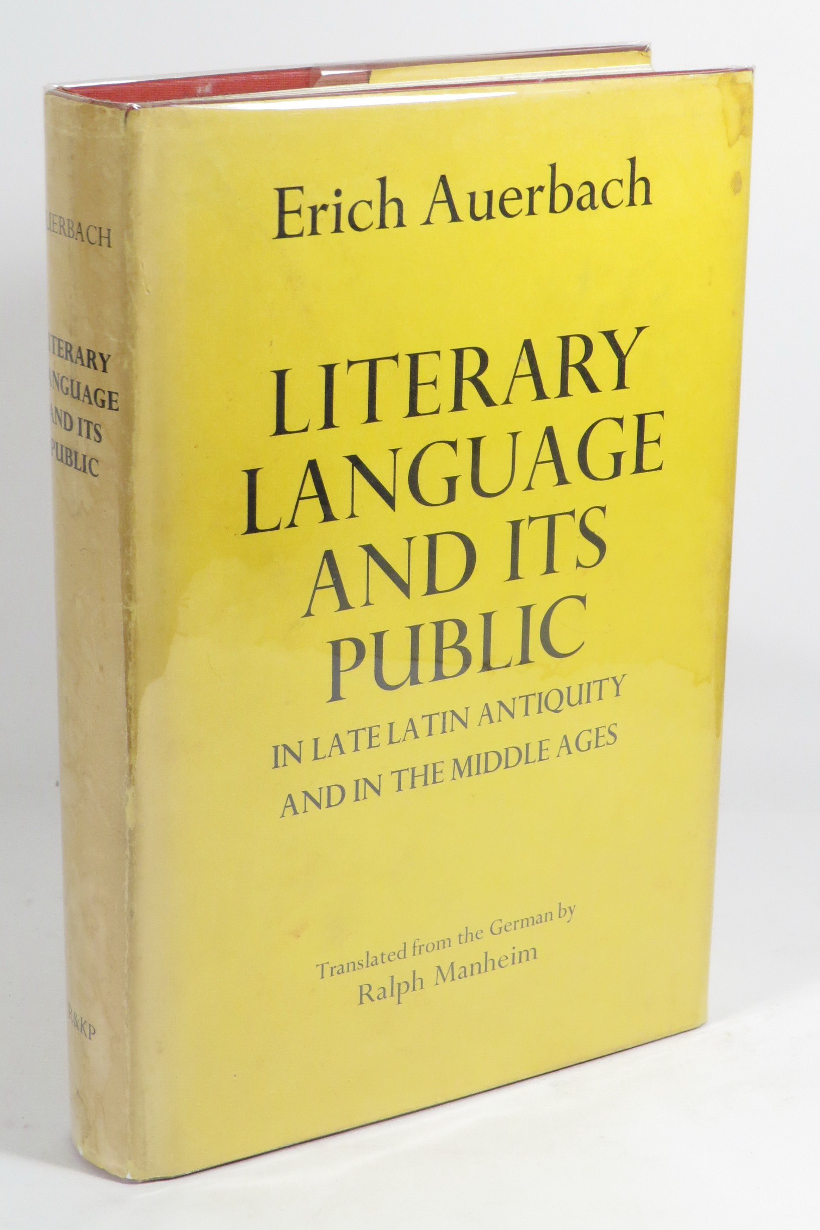 Literary Language and its Public in Late Latin Antiquity and in the Middle Ages - Auerbach, Erich