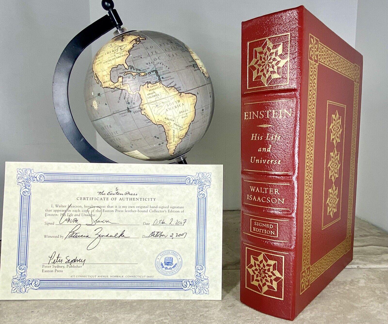 EINSTEIN His Life and Universe SIGNED by WALTER ISAACSON; Easton Press Walter Isaacson [Fine] [Hardcover]