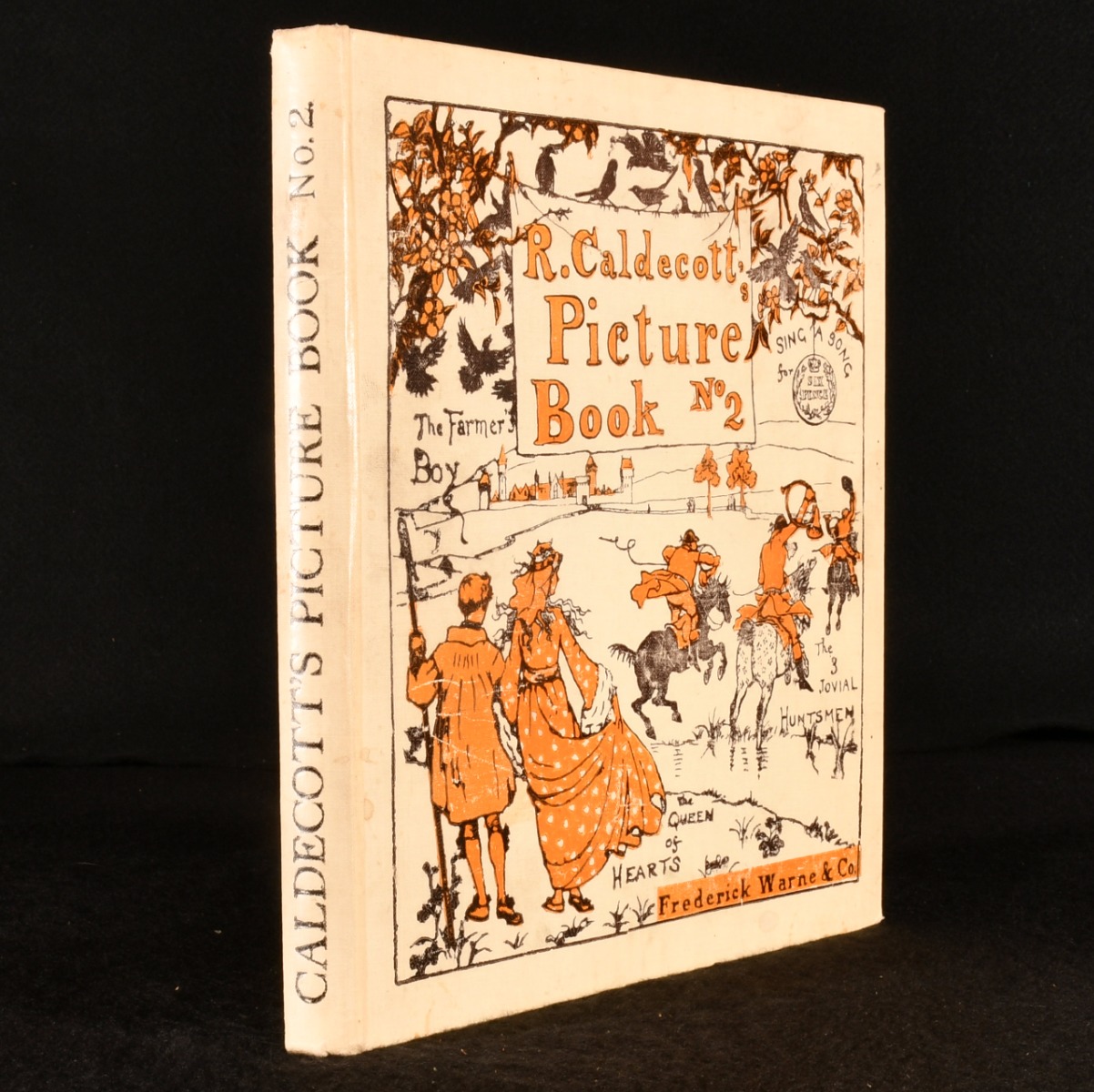 R. Caldecott's Picture Book No. 2: containing The Three Jovial Huntsmen, The Queen of Hearts, Sing a Song for Sixpence and The Farmer's Boy - R. Caldecott