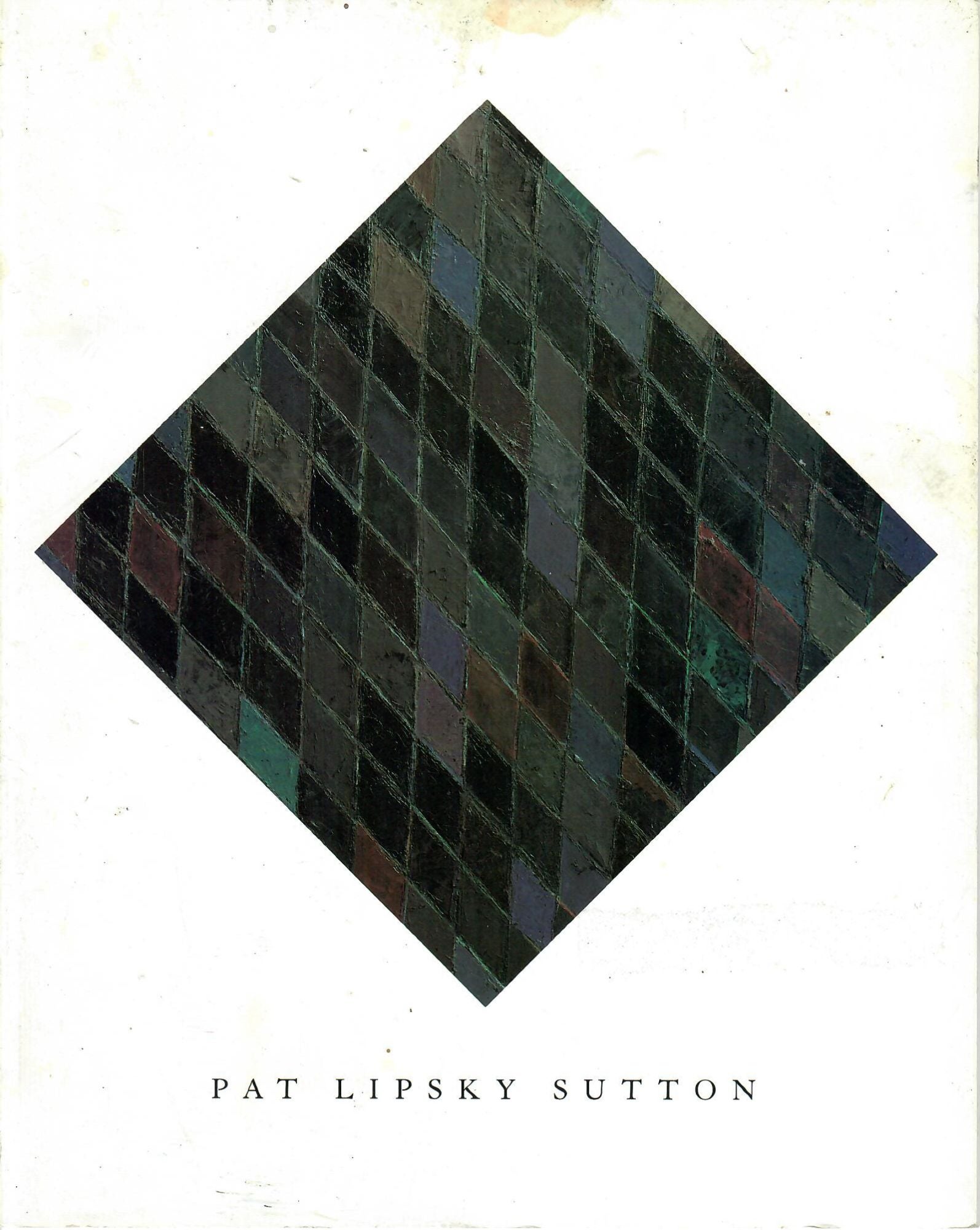 Pat Lipsky Sutton; The Black Paintings 19931997 by Lori Bookstein Fine