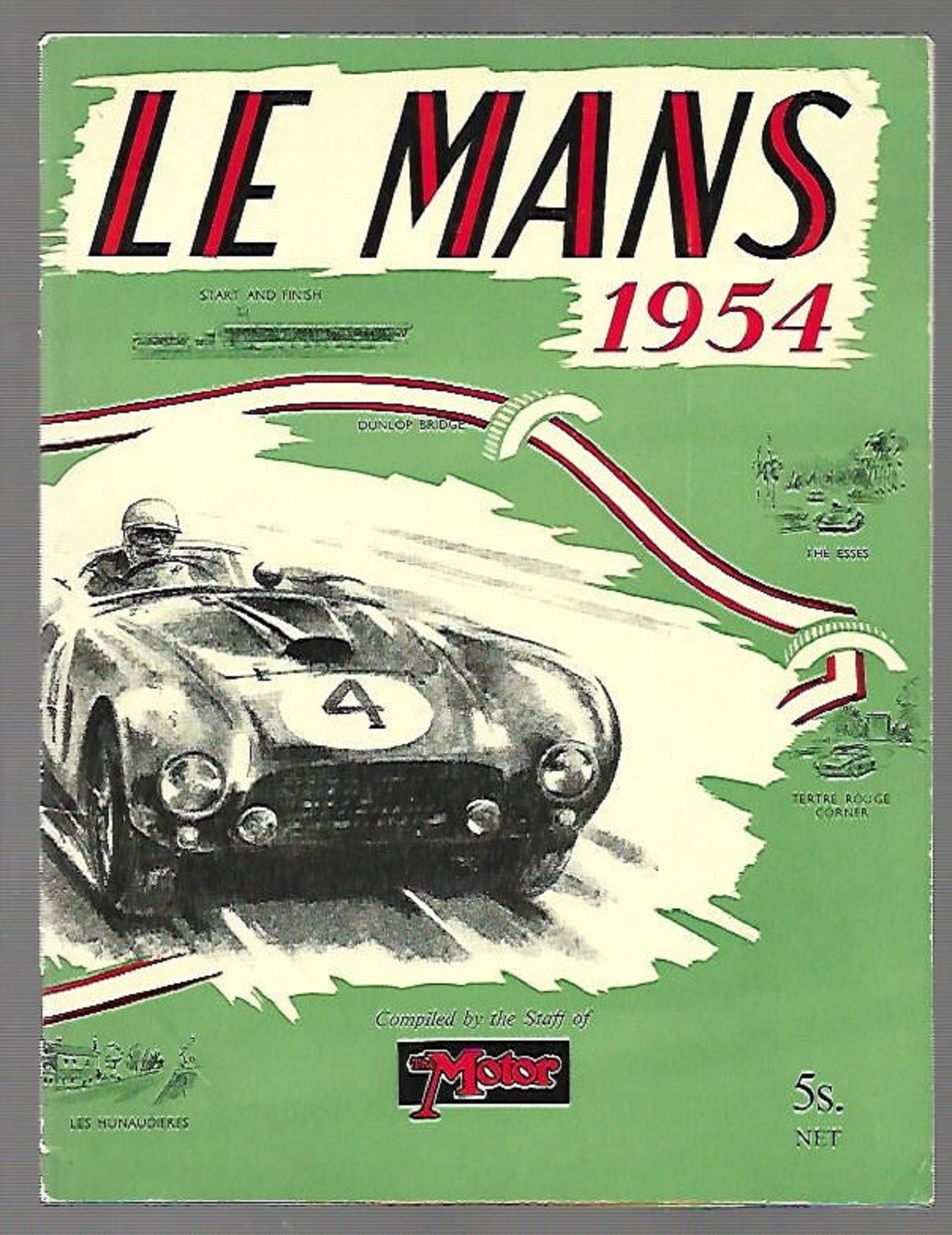 Le Mans 1954 by Compiled By the Staff of The Motor VG Soft cover (1954) First Edition. K. L