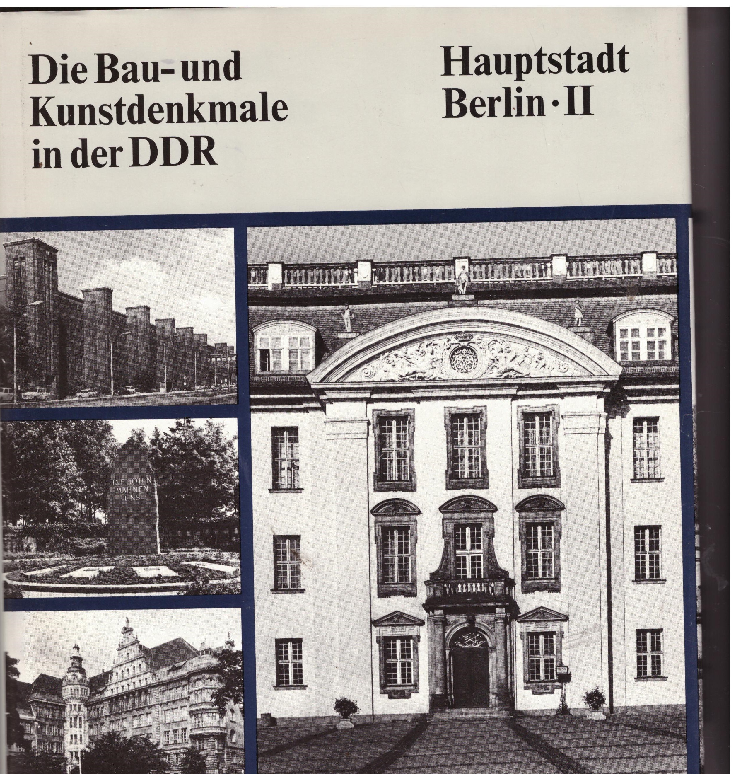Die Bau- und Kunstdenkmale in der DDR - Hauptstadt Berlin II - Vysek, Horst