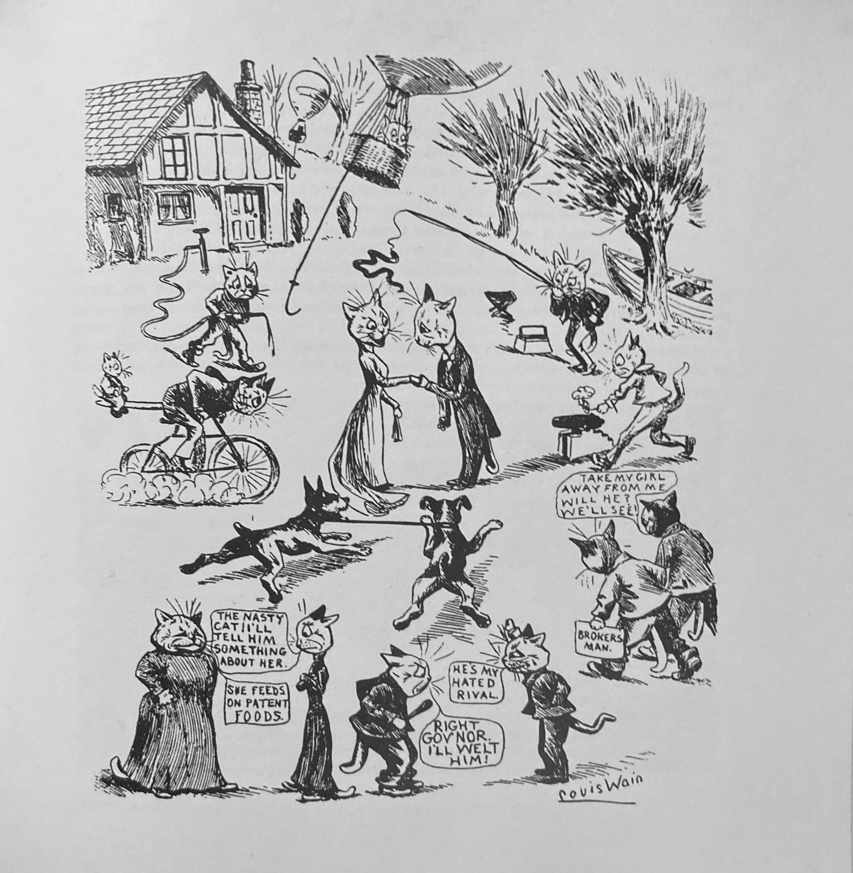 Louis Wain the man who drew cats by Dale, Rodney: Near Fine