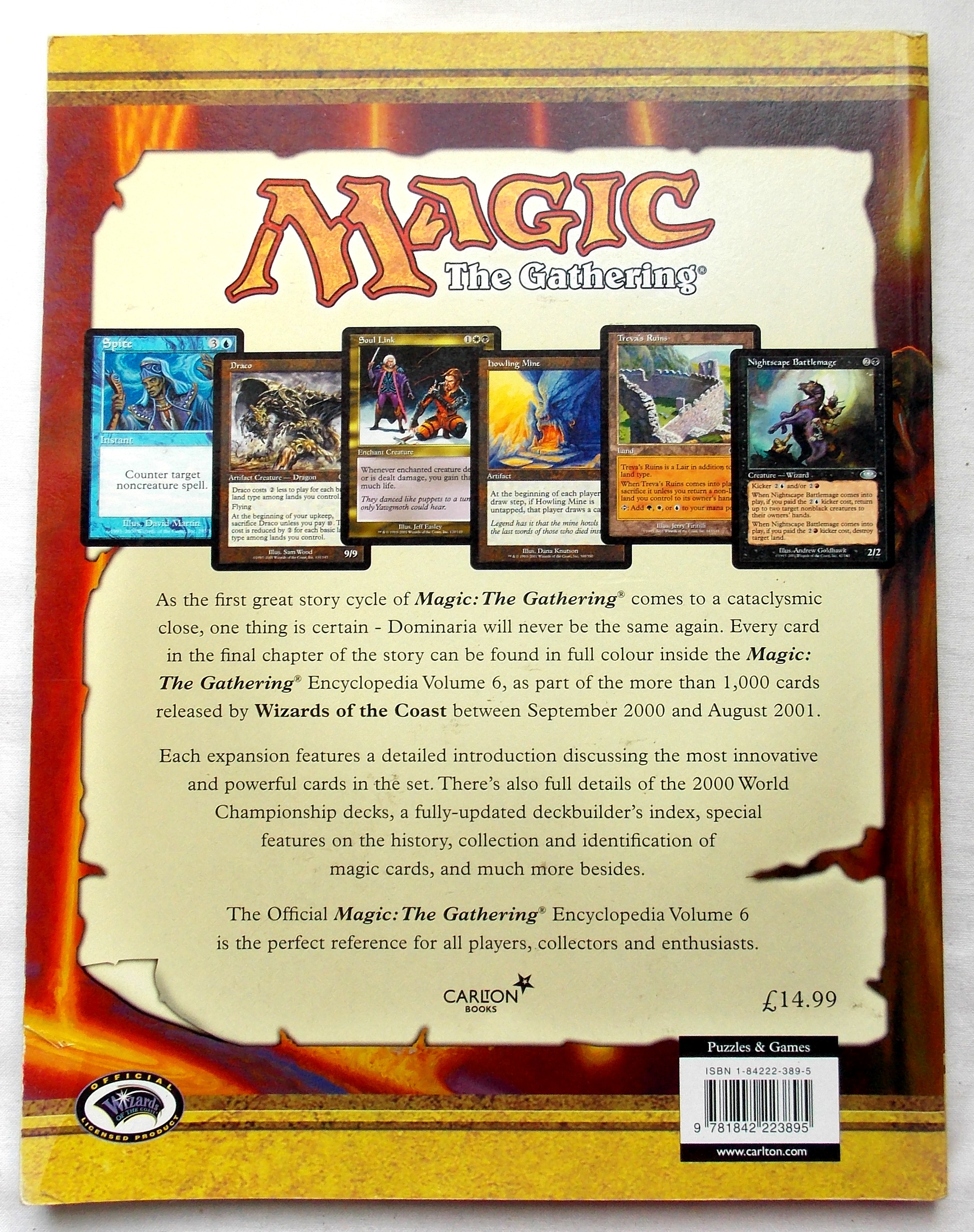Magic the Gathering Official Encyclopedia The Complete Card Guide