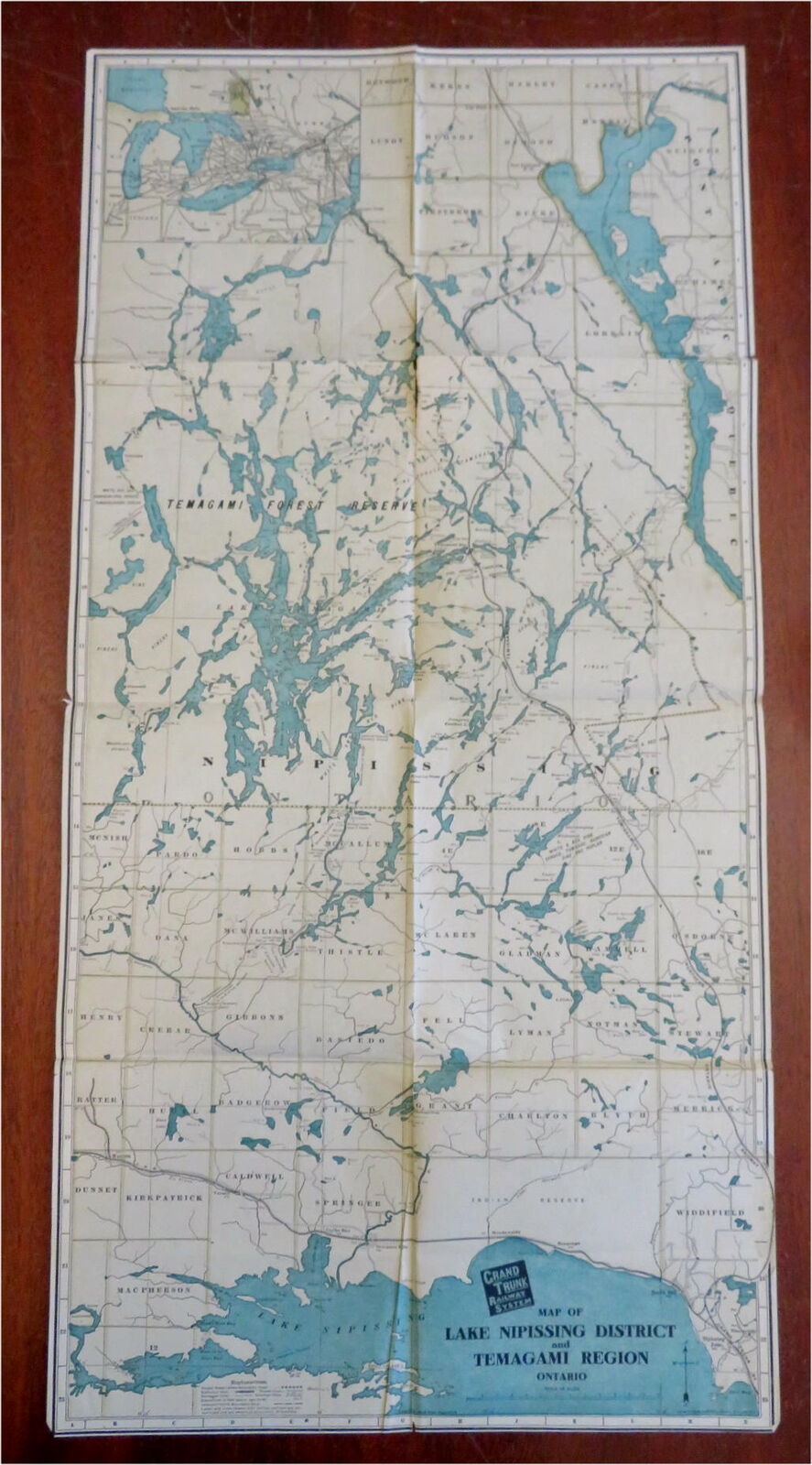 Lake Nipissing District Ontario Canada c. 1910's Grand Trunk RR