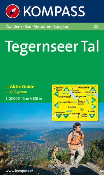 Tegernseer Tal: Wandern / Rad / Skitouren / Langlauf. GPS-genau. 1:25.000 - artaus