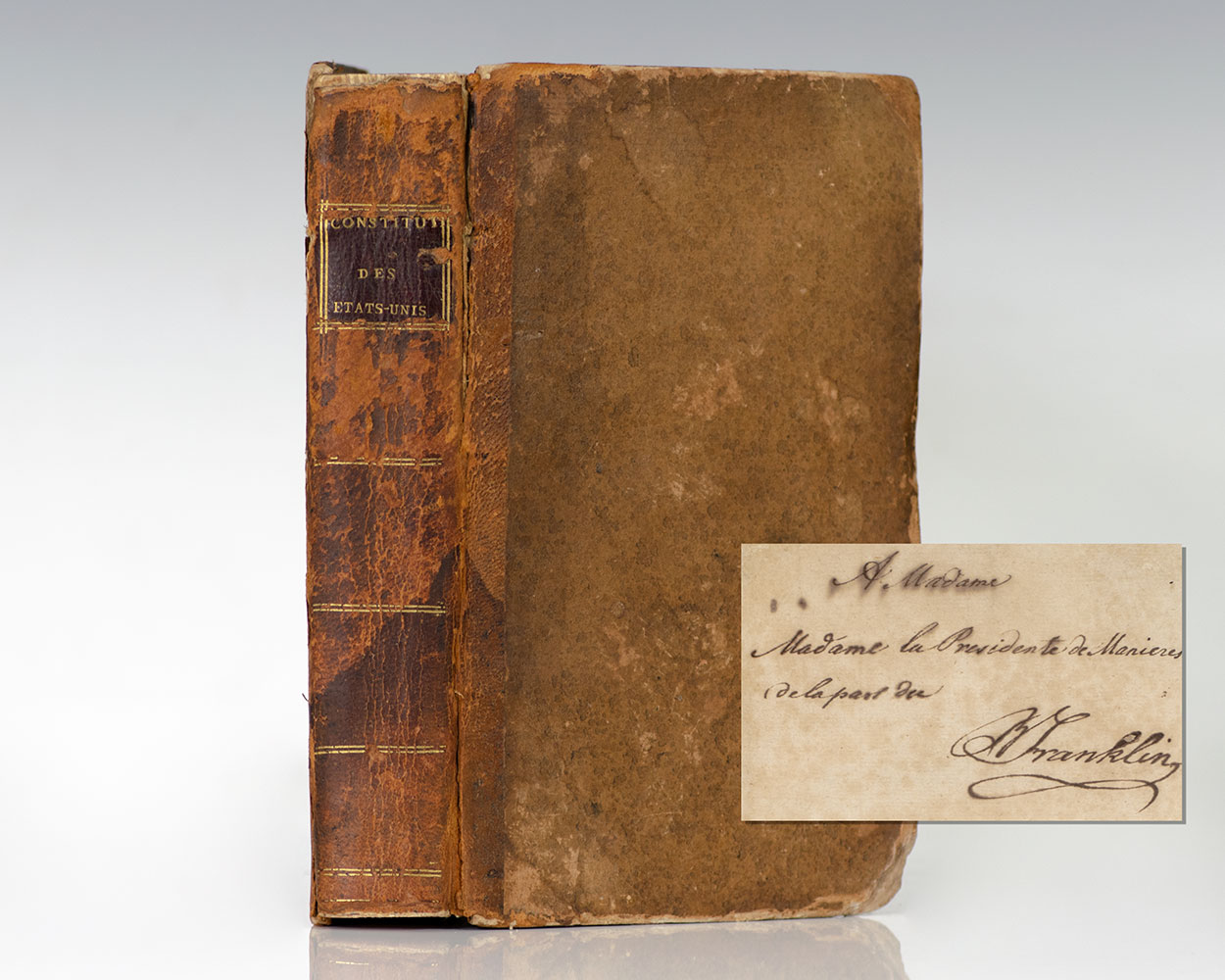 Constitutions des Treize Etats-Unis De L'Amerique. [Constitutions of ...