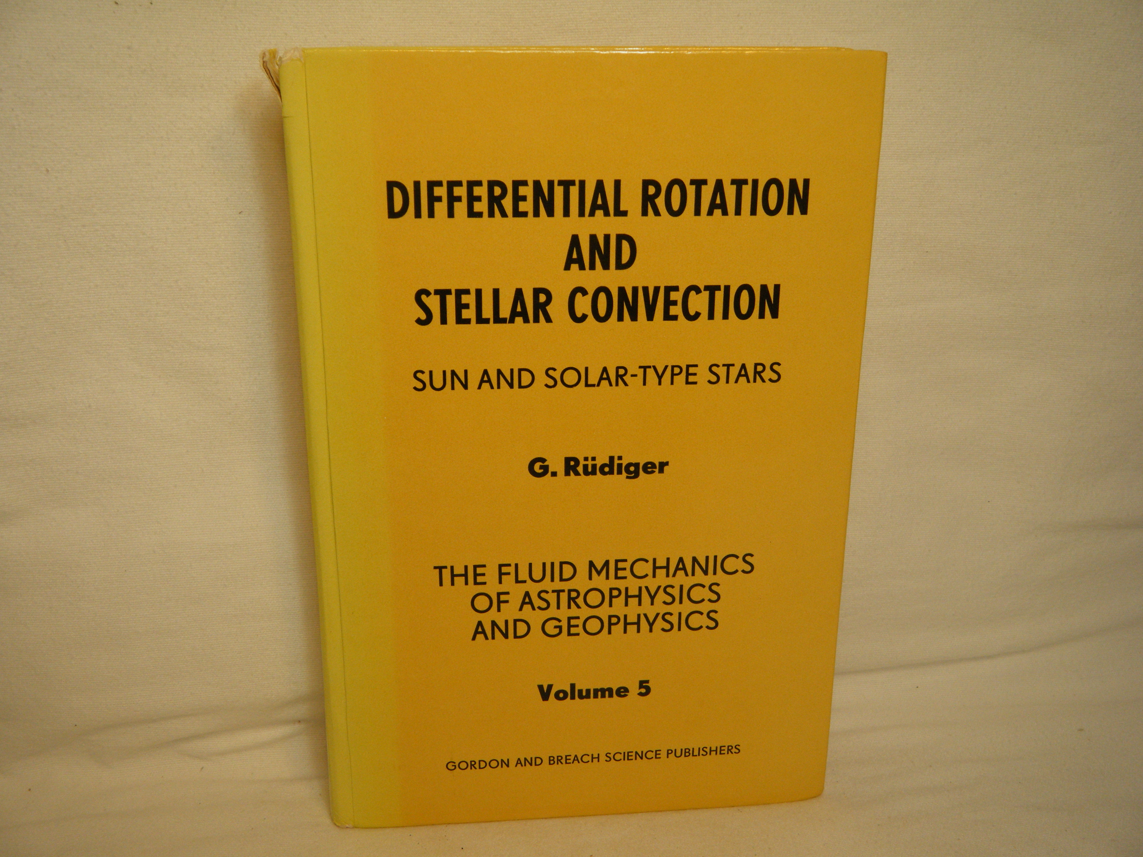 Differential Rotation and Stellar Convection - Rudiger, G.