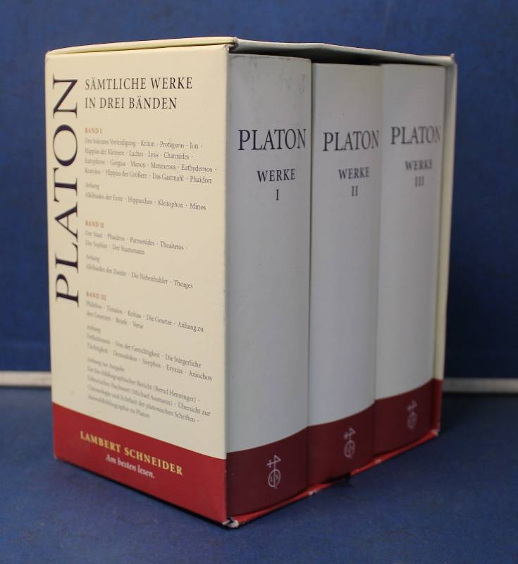 Platon Sämtliche Werke in drei Bänden - Platon und Erich Loewenthal (Hg.)