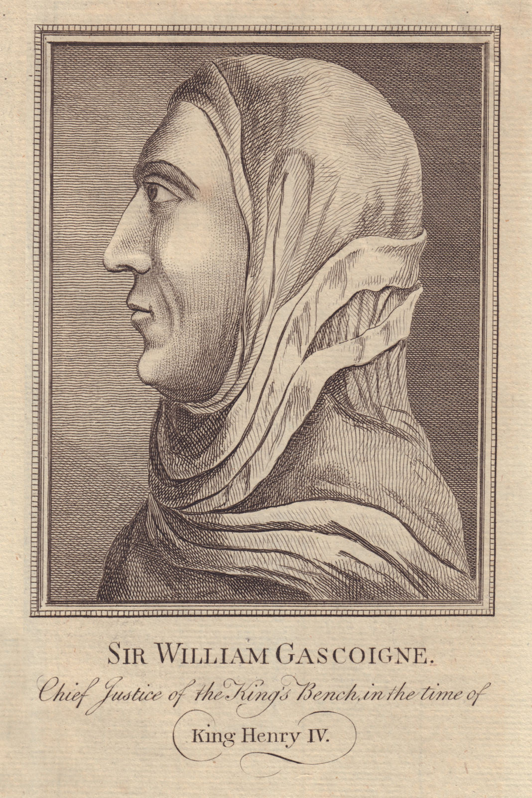[Portrait of] Sir William Gascoigne, Chief Justice of the Kings Bench