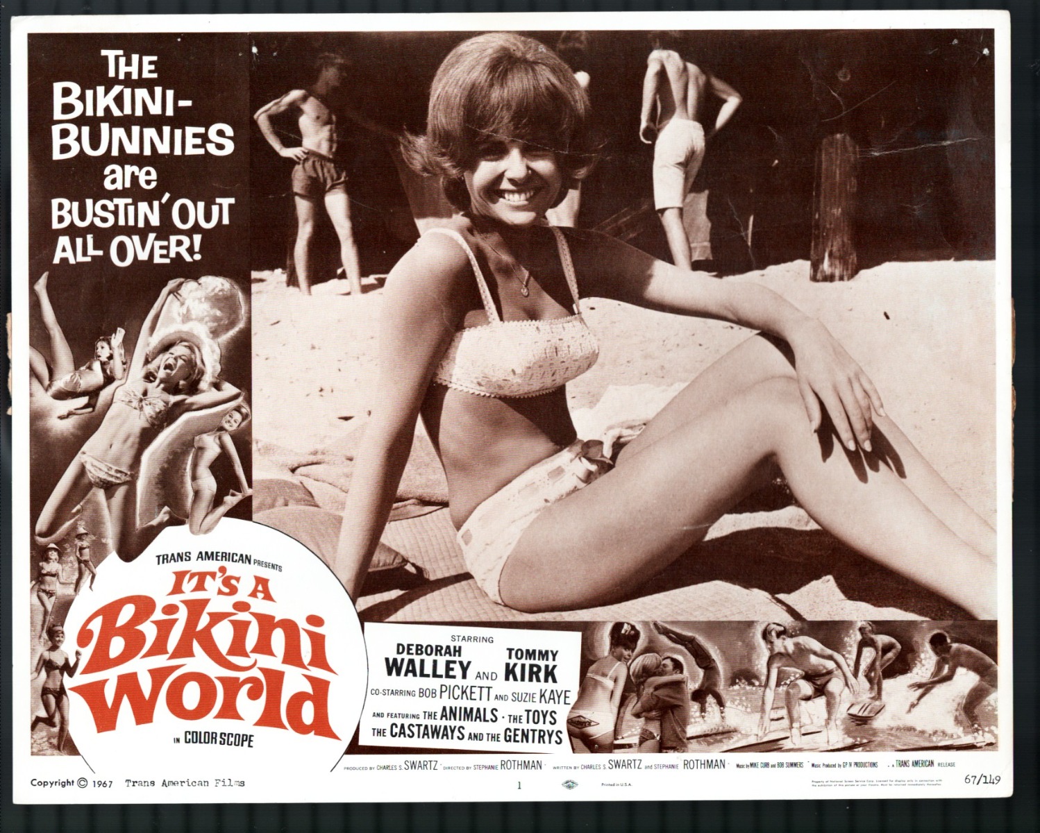 IT'S A BIKINI WORLD (1967) | VINTAGE POSTER SCR