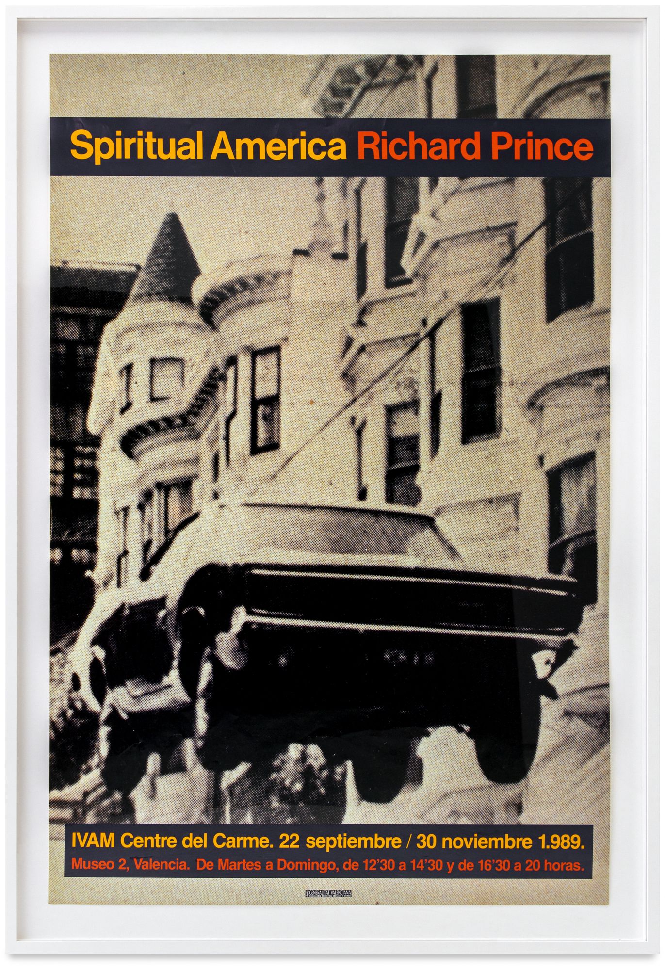 Spiritual America (Original poster for the exhibition at Institut Valencia d'Art Modern [IVAM] poster, 1989) Richard Prince [ ]