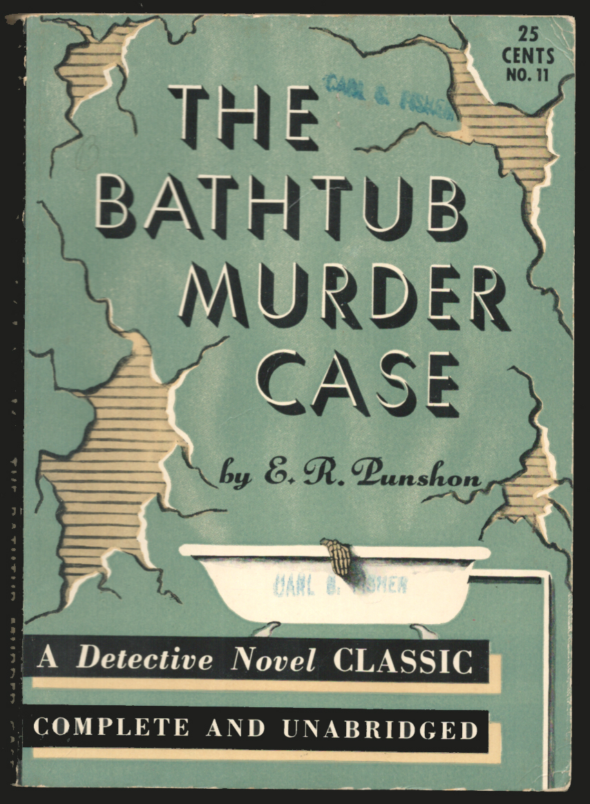 The Bathtub Murder Case by Punshon, E. R. Pictorial wrappers (1942