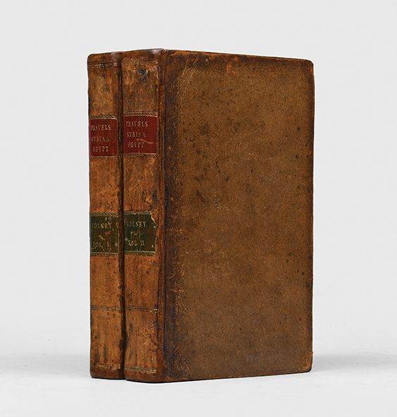 Travels through Syria and Egypt, in the years 1783, 1784, and 1785. Containing the present Natural and Political state of those Countries, their Productions, Arts, Manufactures, and Commerce; with Observations on the Manners, Customs, and Government of the Turks and Arabs. The Second Edition. - VOLNEY, C. F.