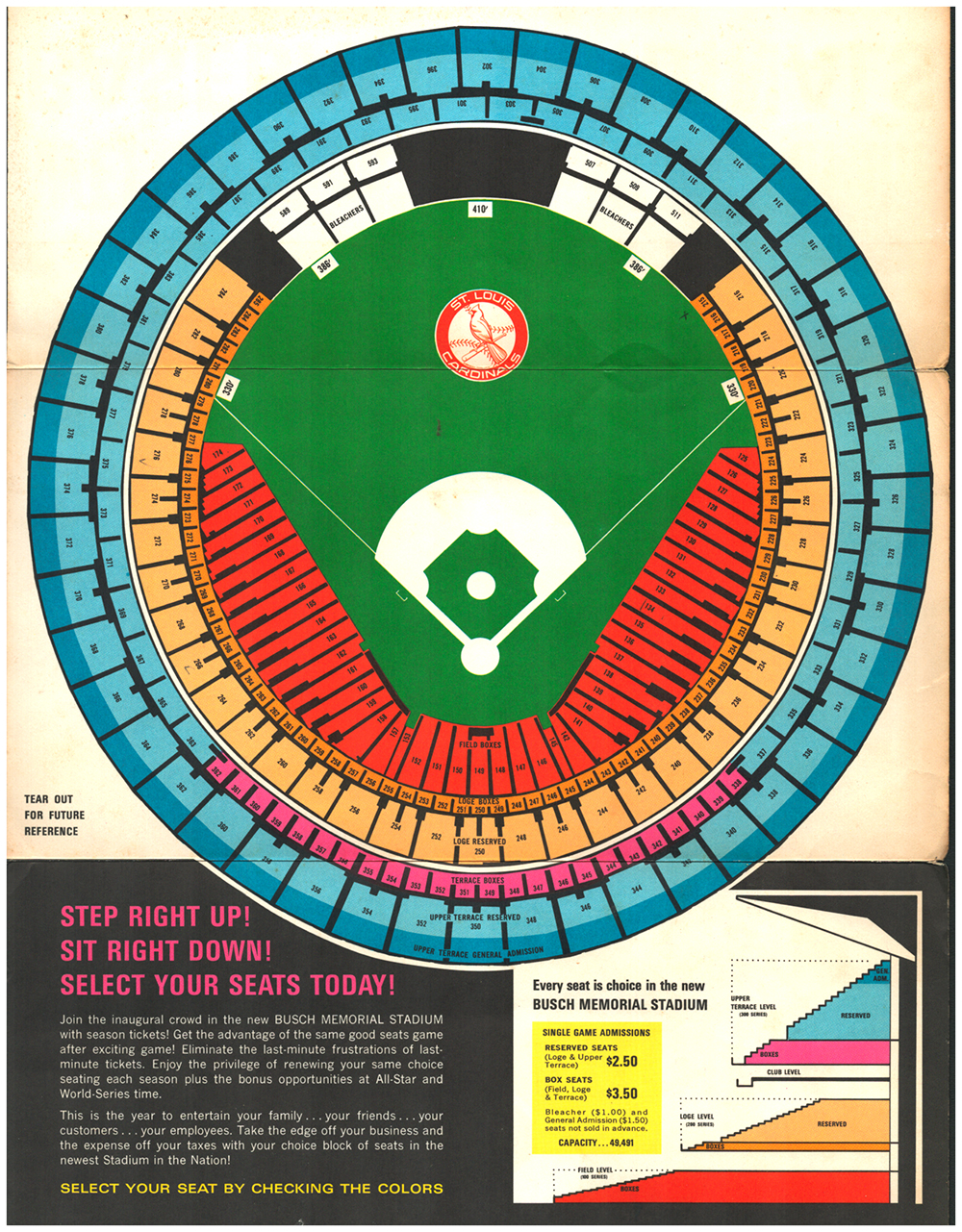 Busch Memorial Stadium Seating Chart