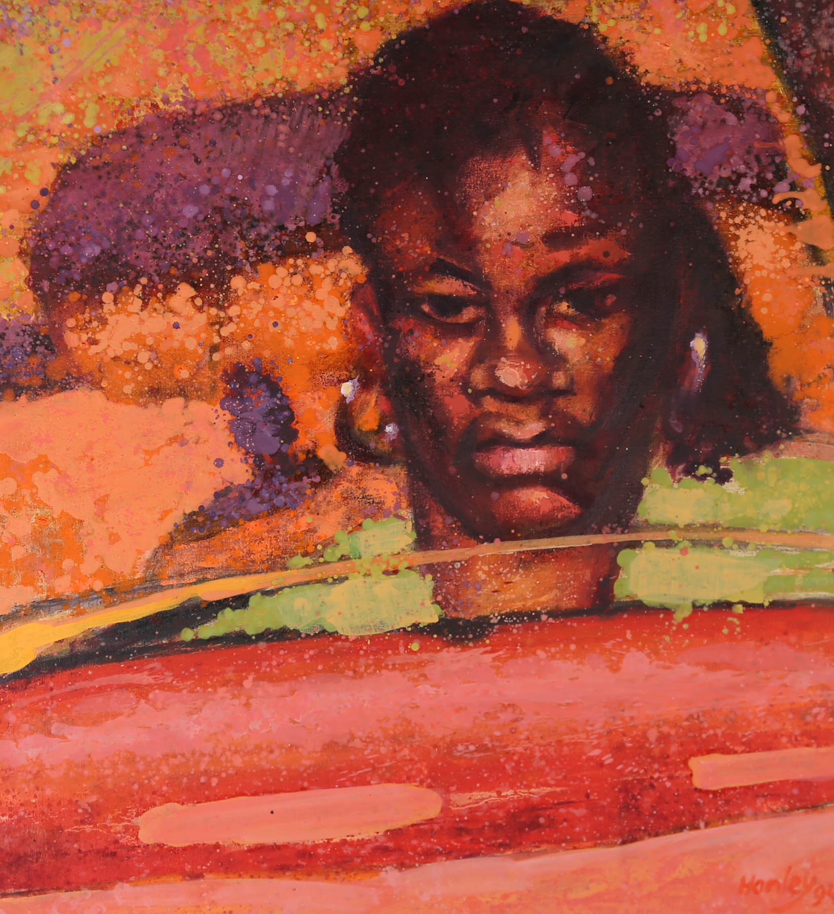 Clifford Hanley (19482021) Framed 1994 Oil, Bangles by Clifford