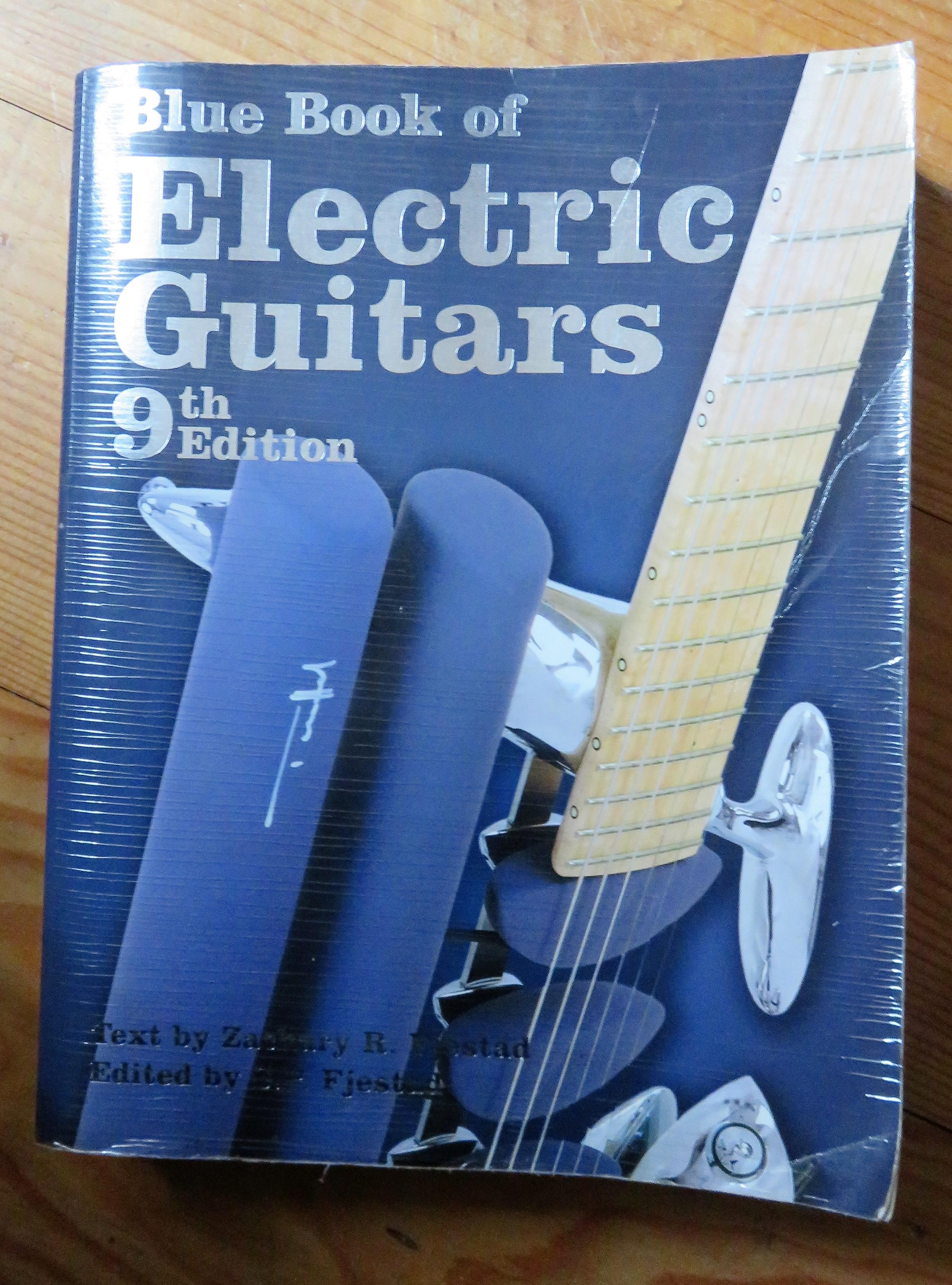 Blue book on sale of electric guitars