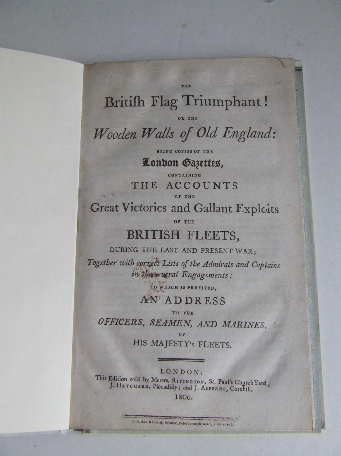 The British Flag Triumphant! or the wooden walls of England being