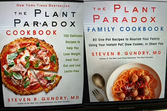 PLANT PARADOX COOKBOOKS 2 HARDCOVER BOOK SET by Steven R. Gundry MD EXPEDITED New Hardcover PhinsPlace