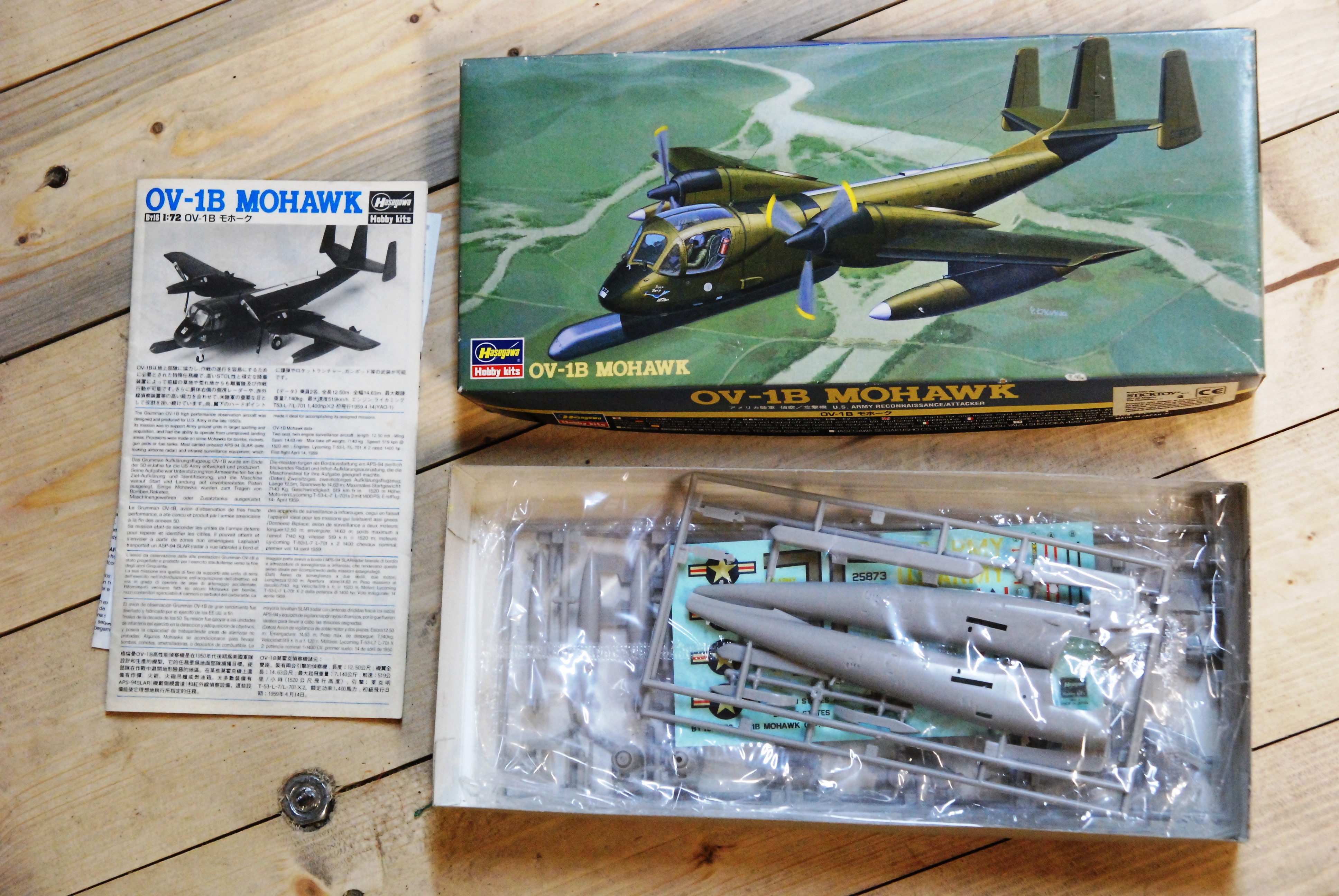 ov 1b mohawk hasegawa hobby kits NUOVO scala 1-72 by kit modellino aereo