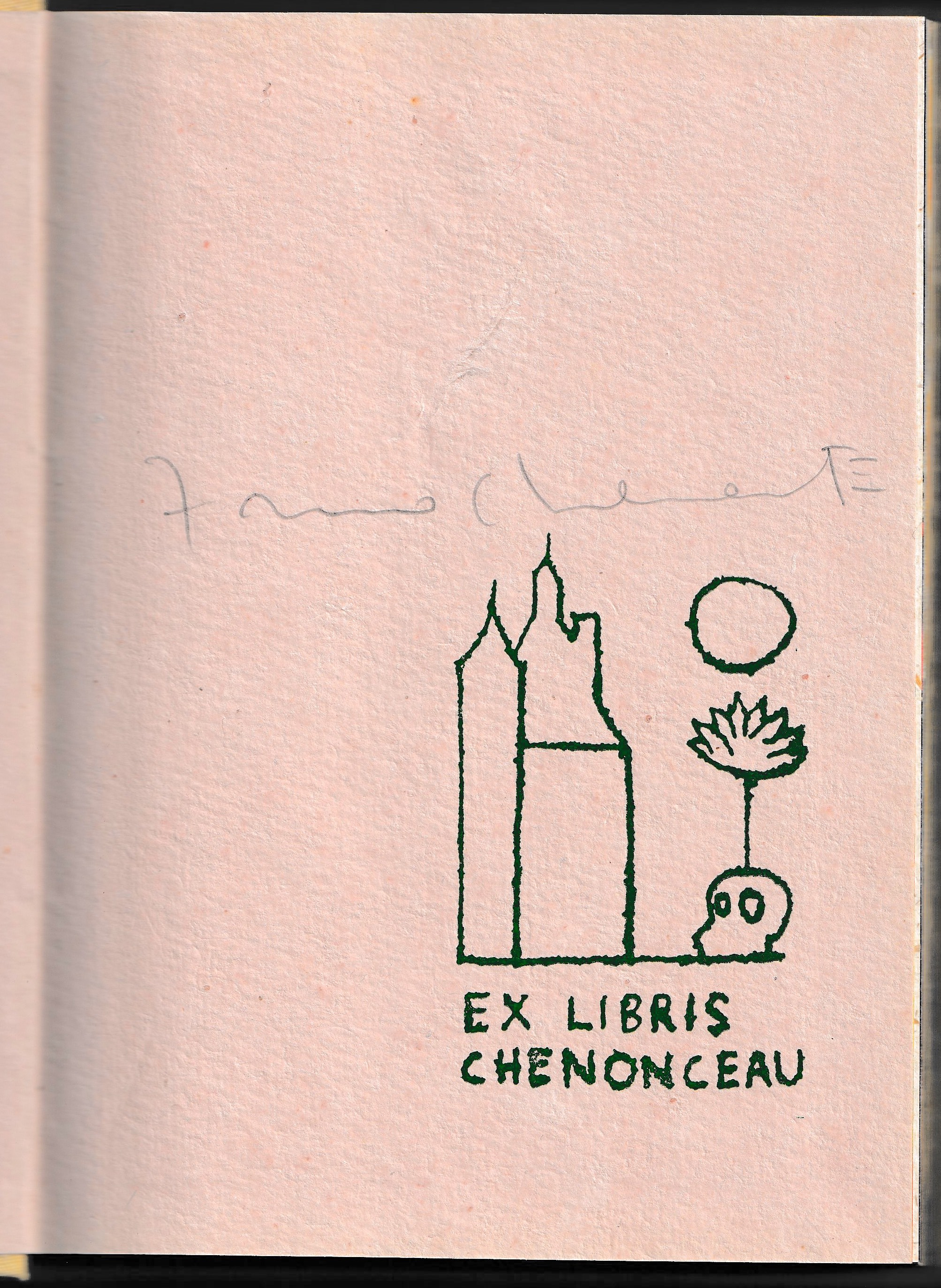 EX LIBRIS CHENONCEAU by Clemente, Francesco: Very good + EX LIBRIS CHENONCEAU by Clemente, Francesco: Very good +