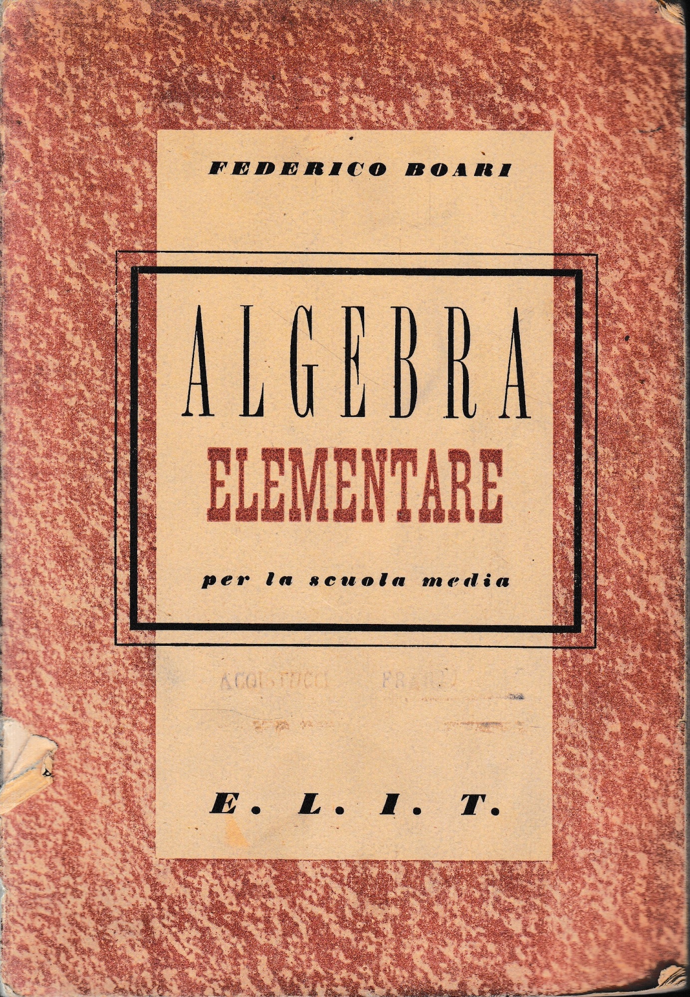 Abebooks Algebra Elementare per la scuola media
