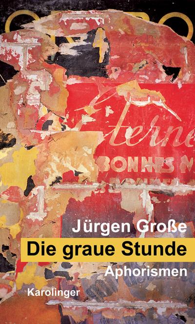 Die graue Stunde : Eine Serenade in Aphorismen - Jürgen Große