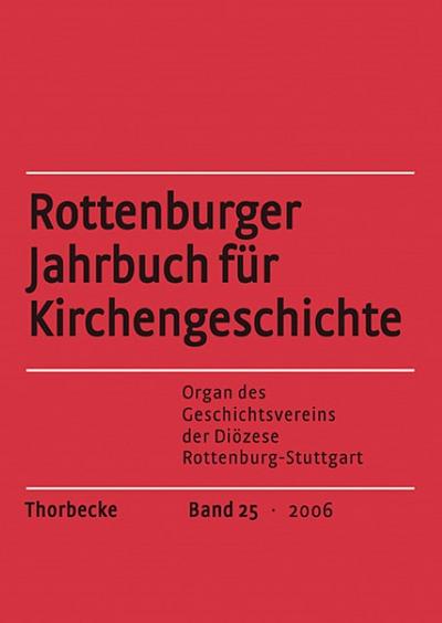 Rottenburger Jahrbuch für Kirchengeschichte - Unknown Author